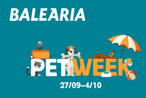 Imagen de BALEARIA PET WEEK. Mascotas a 5€ en las rutas de Baleares y Melilla